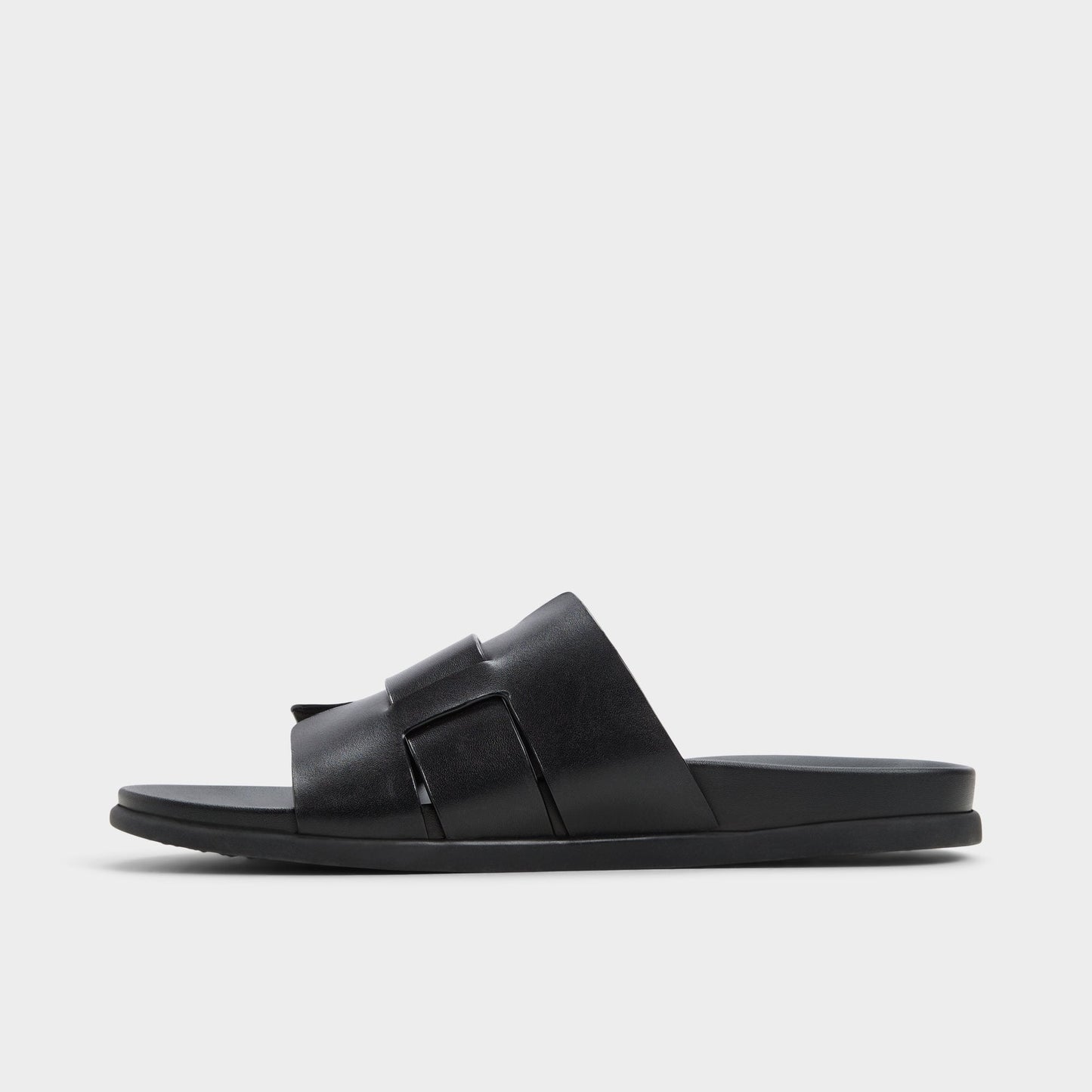 Aldo Padien Black Men's Sandals & Slides - Slide sandal Men