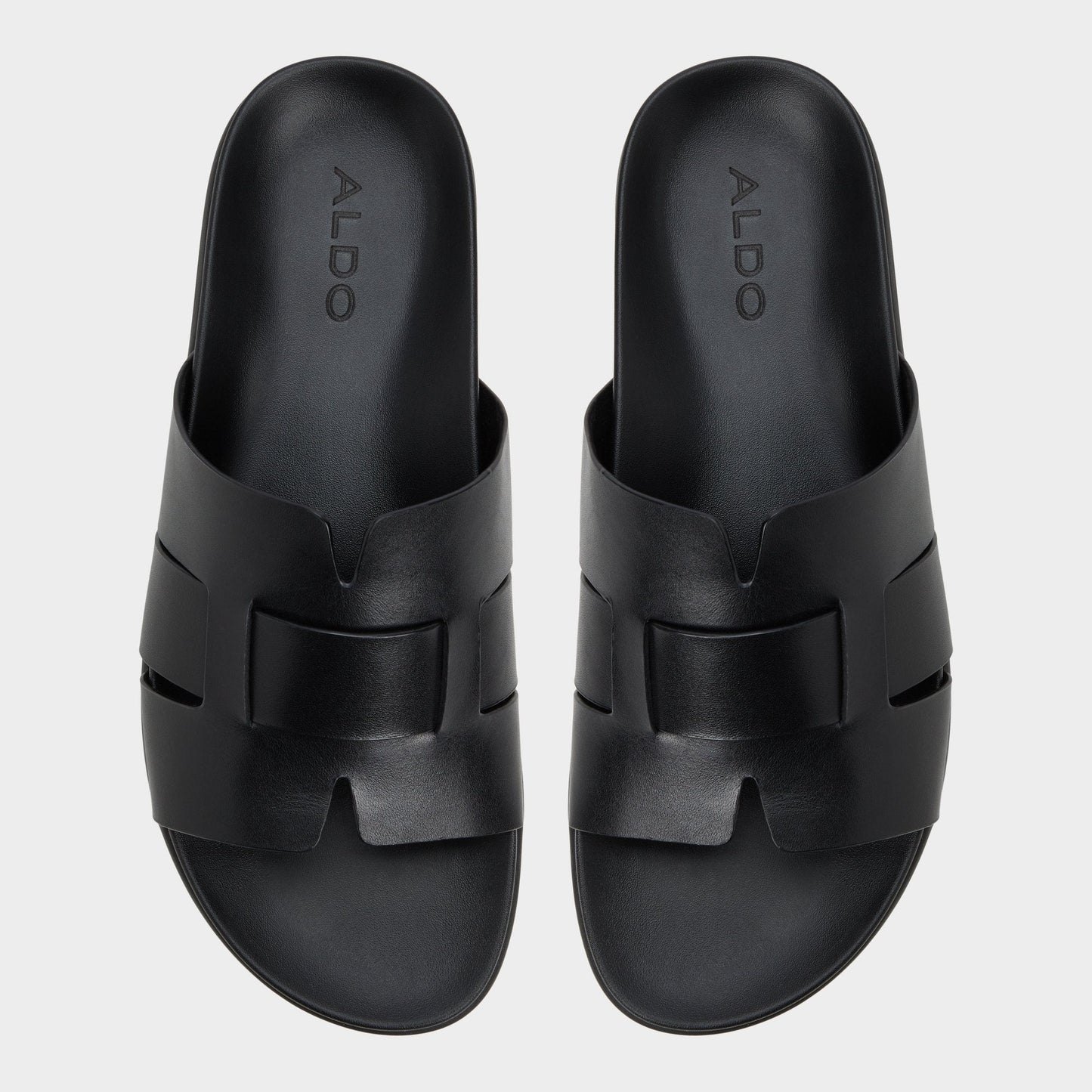 Aldo Padien Black Men's Sandals & Slides - Slide sandal Men