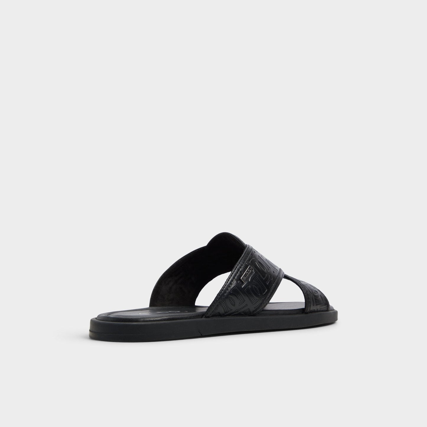 Aldo Olino Open Black Men's Slides - Slide sandal Men