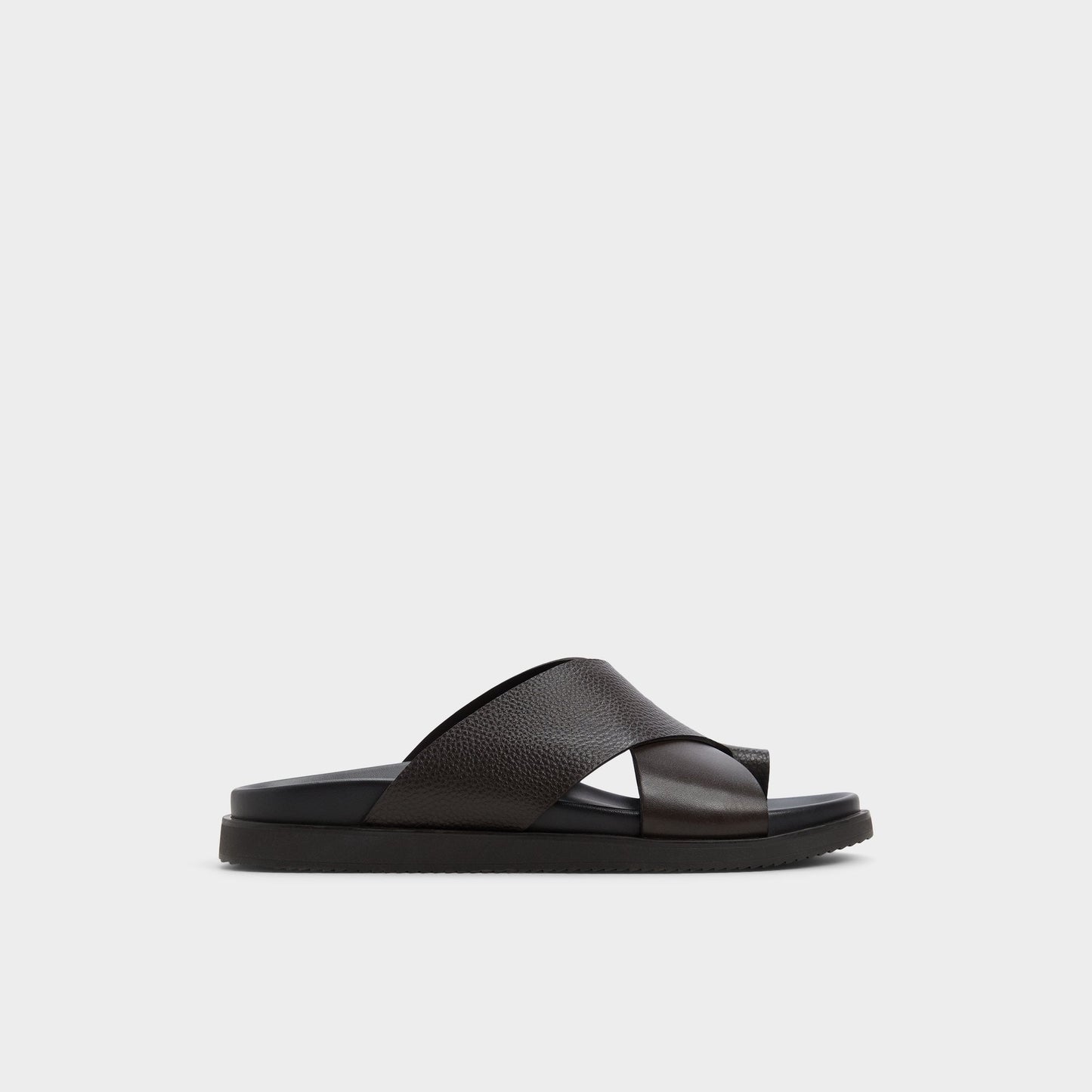 Aldo Darley Dark Brown Men's Sandals & Slides - Strappy flat sandal Men