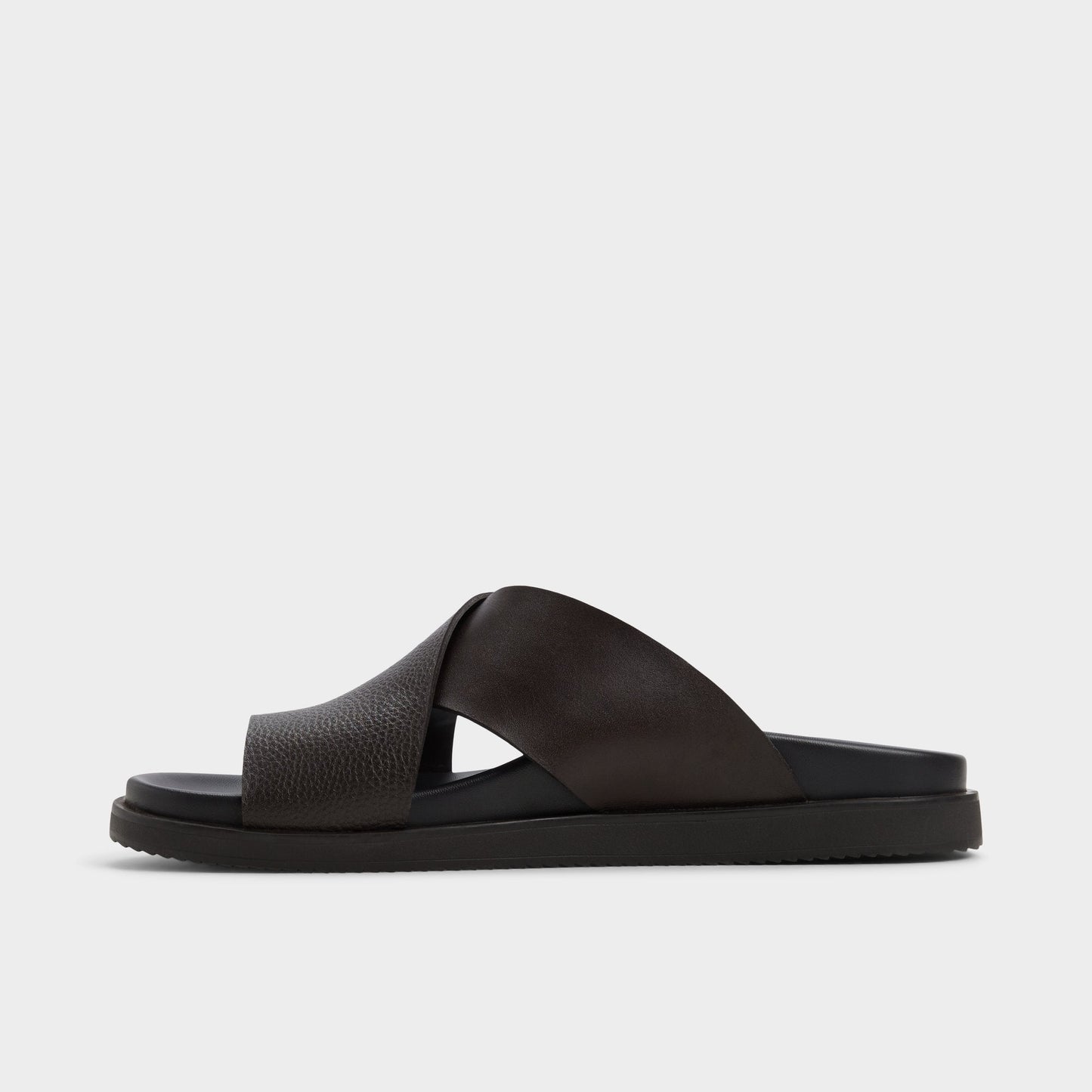 Aldo Darley Dark Brown Men's Sandals & Slides - Strappy flat sandal Men