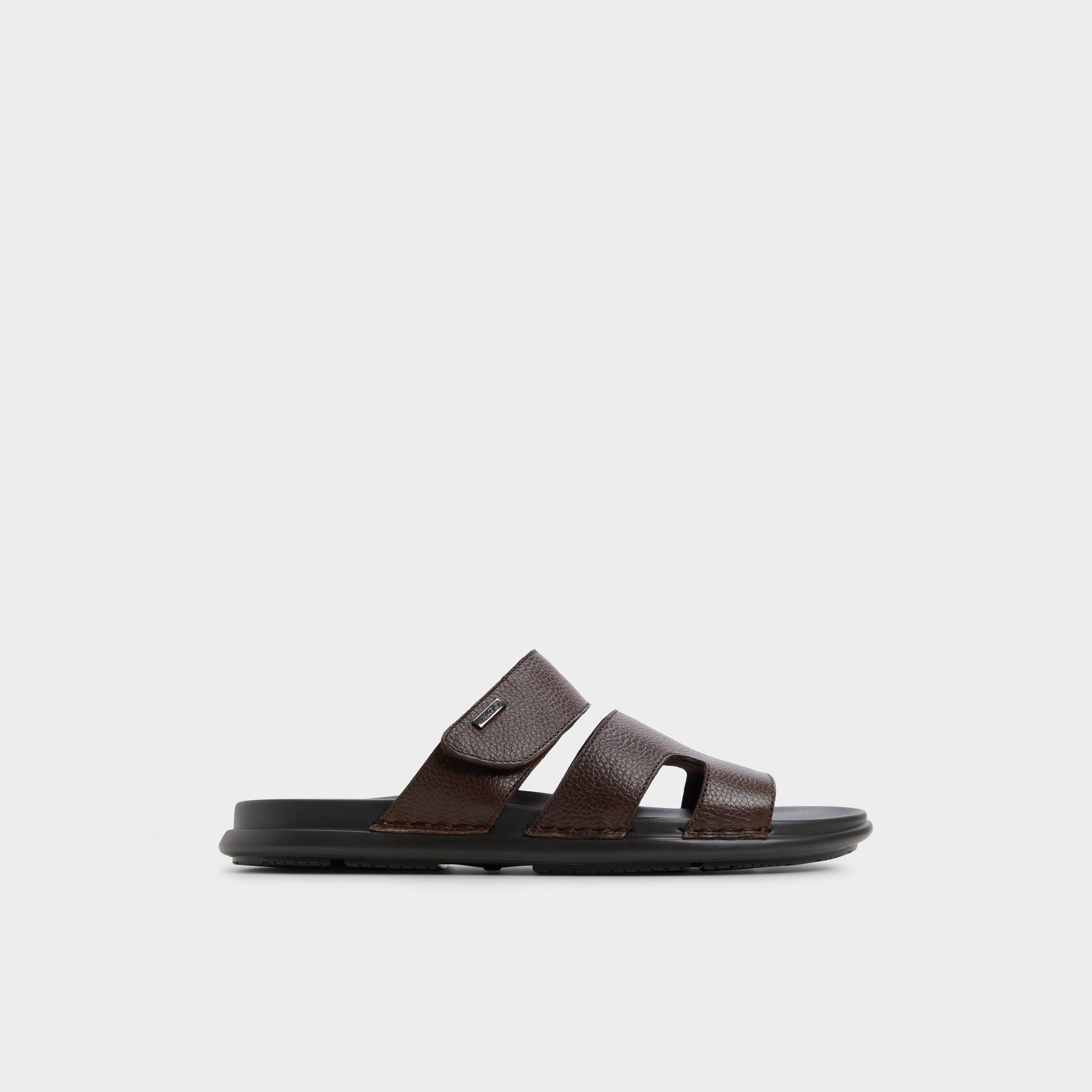 Aldo Windham Dark Brown Men's Sandals & Slides - Slide sandal Men