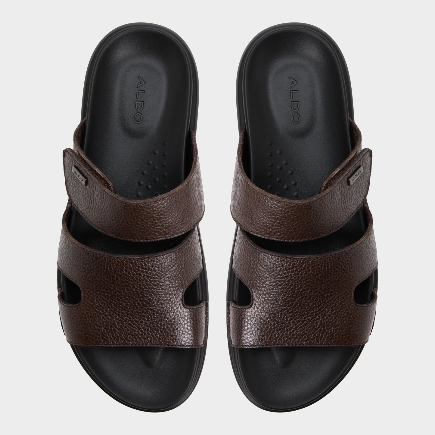 Aldo Windham Dark Brown Men's Sandals & Slides - Slide sandal Men