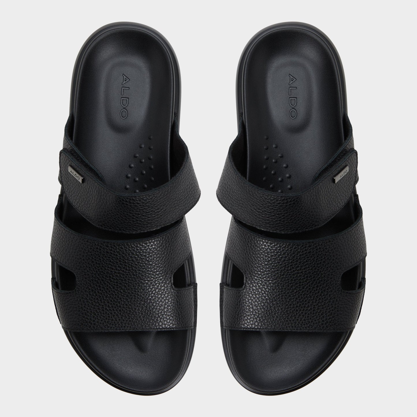 Aldo Windham Black Men's Sandals & Slides - Slide sandal Men