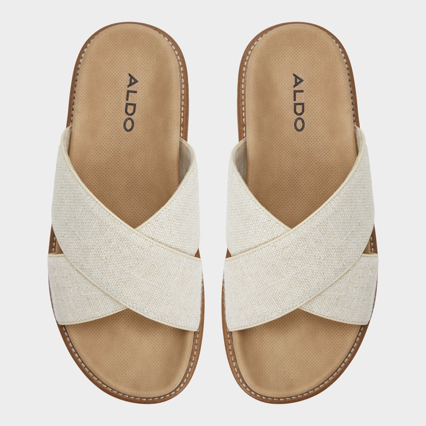 Aldo Marrin Open Beige Men's Slides - Slide sandal Men