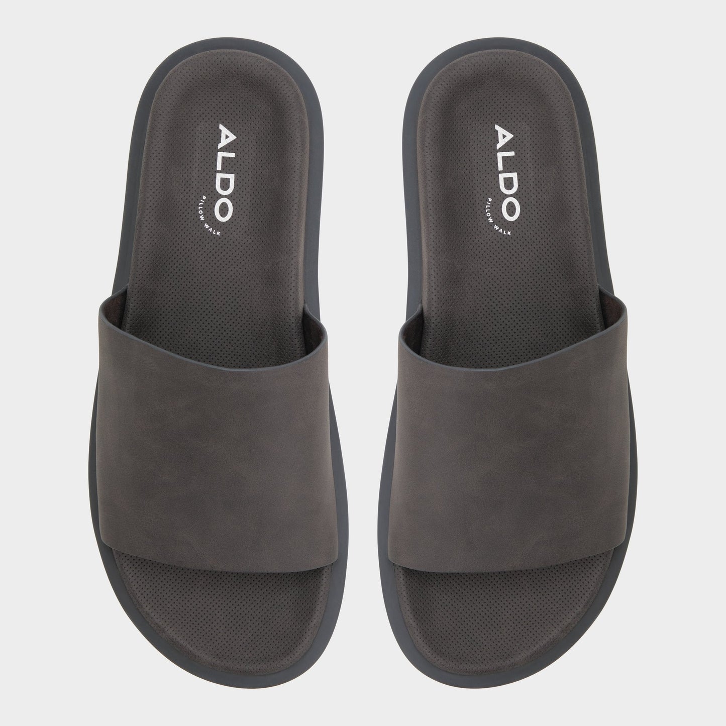 Aldo Galesa Brown Men's Slides - Slide sandal Men