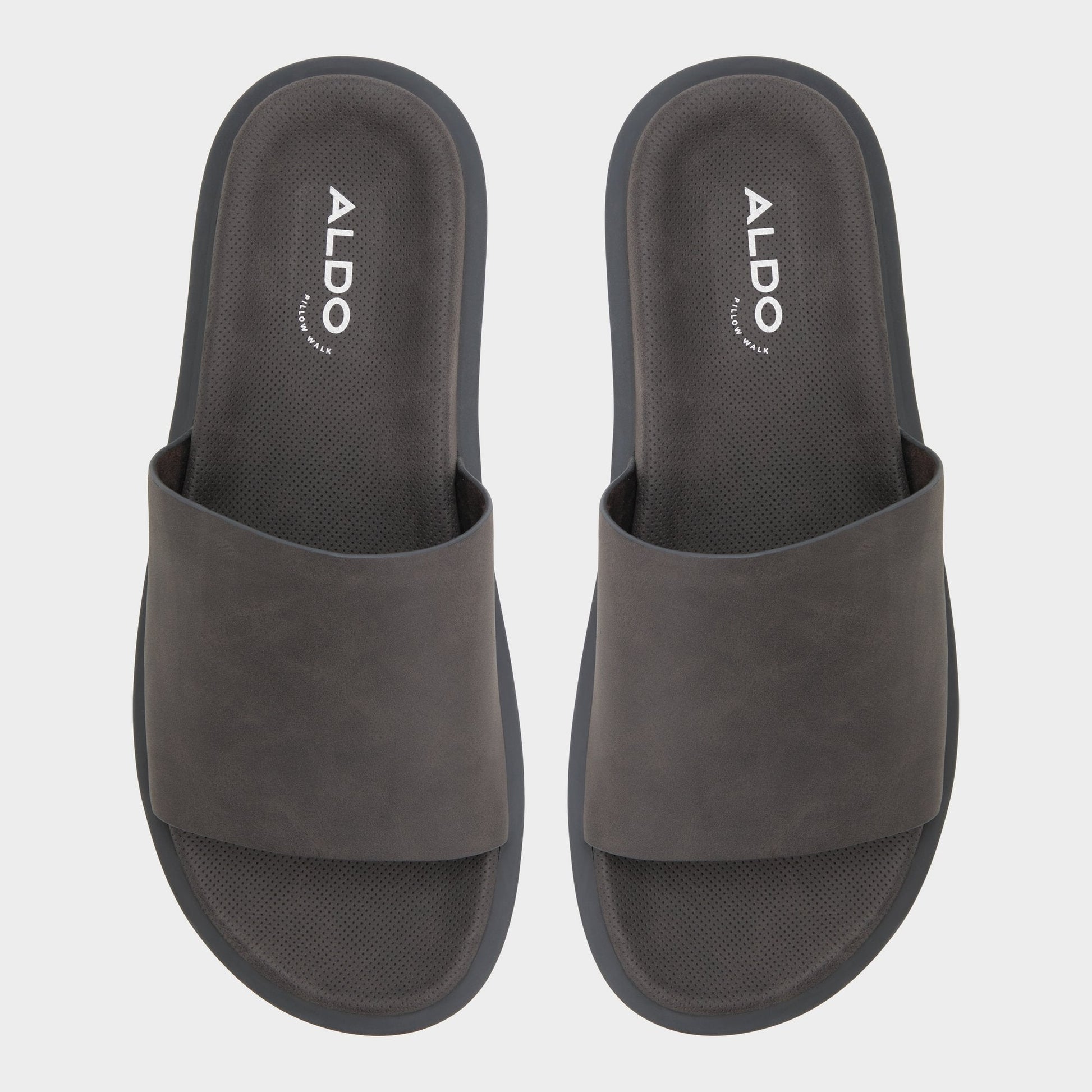 Aldo Galesa Brown Men's Slides - Slide sandal Men