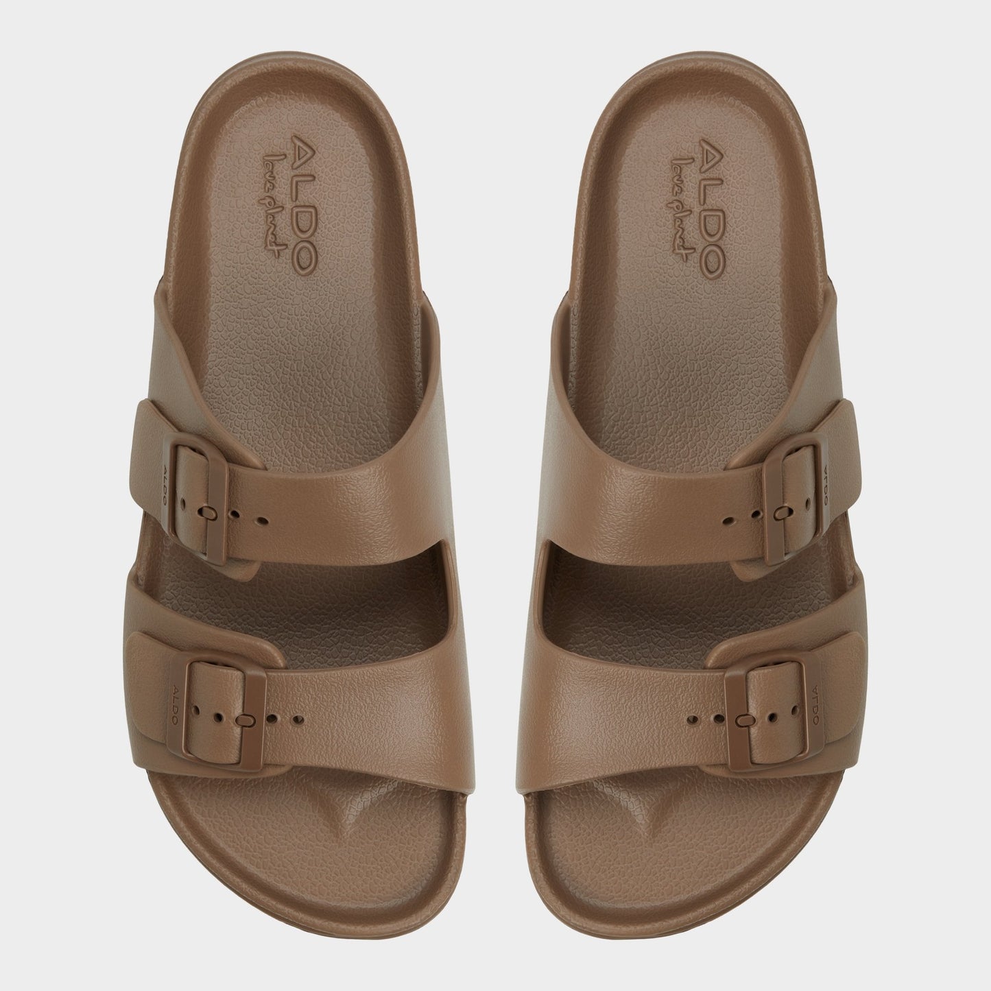 Aldo Hideo Light Brown Men's Slides - Slide sandal Men