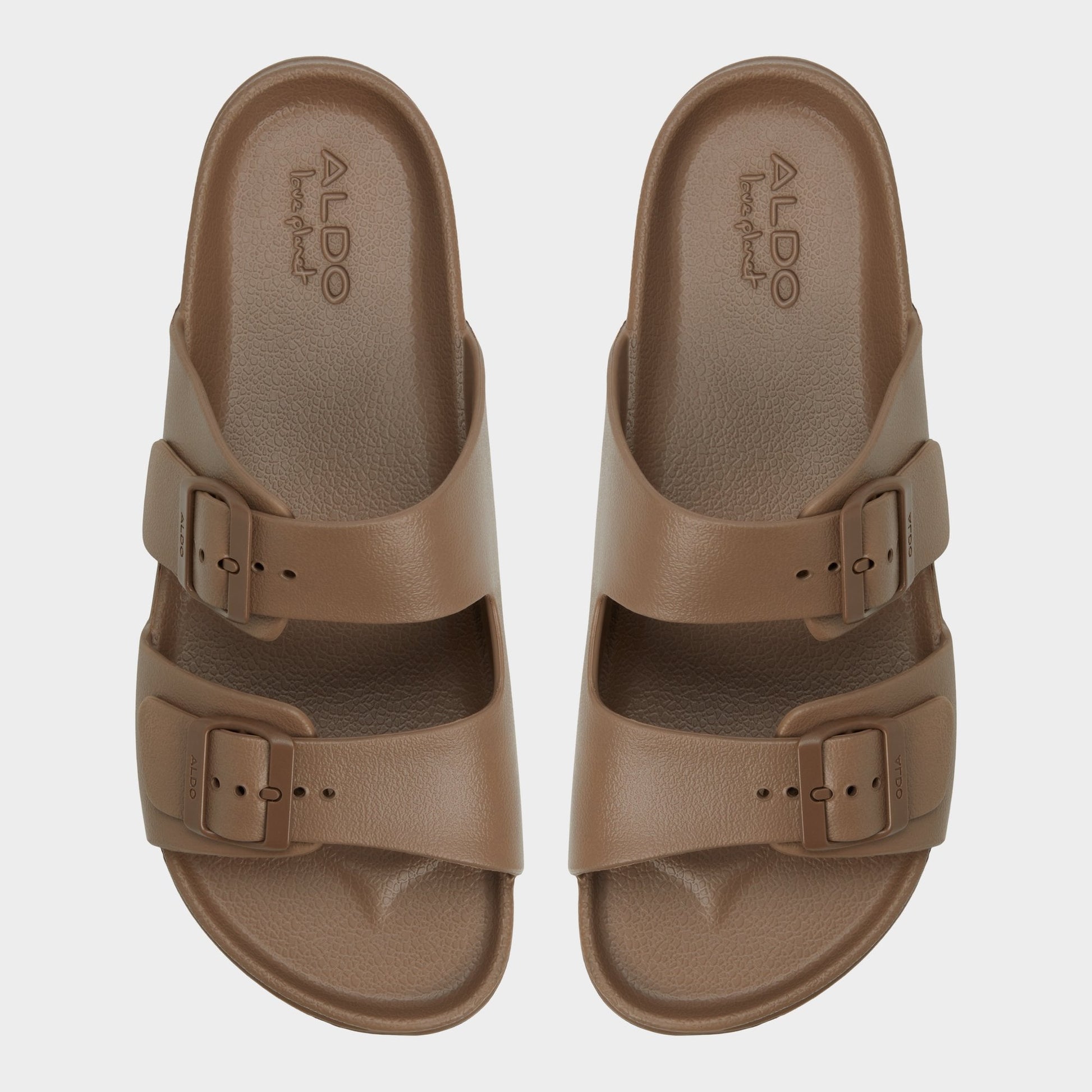 Aldo Hideo Light Brown Men's Slides - Slide sandal Men