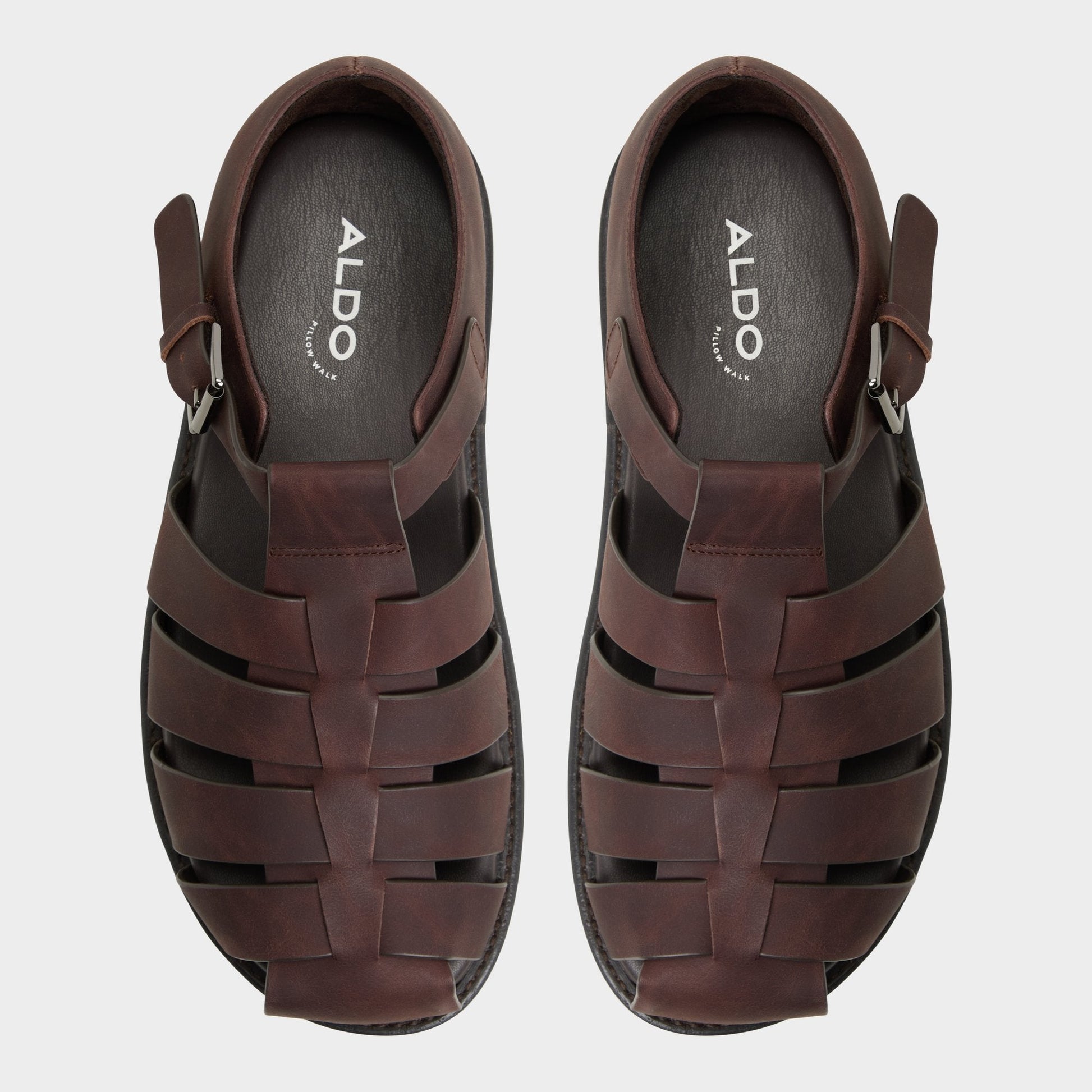 Aldo Wildhaven Brown Overflow Men's Sandals & Slides - Flat sandal Men