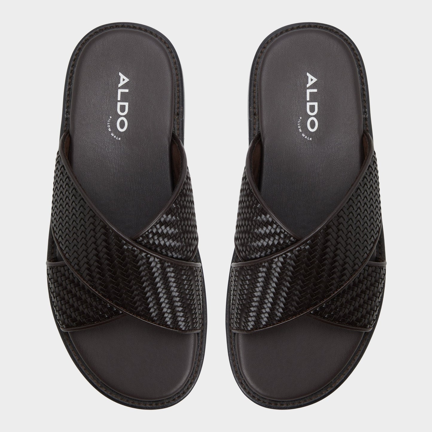 Aldo Tarik Dark Brown Men's Sandals & Slides - Slide sandal Men