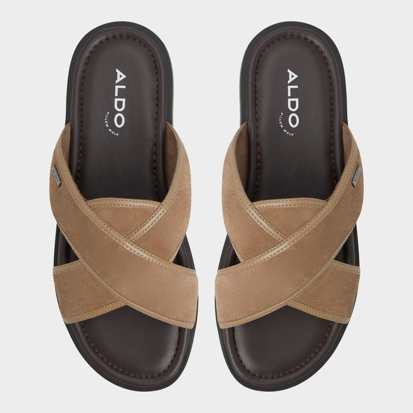 Aldo Olino Other Brown Men's Slides - Slide sandal Men
