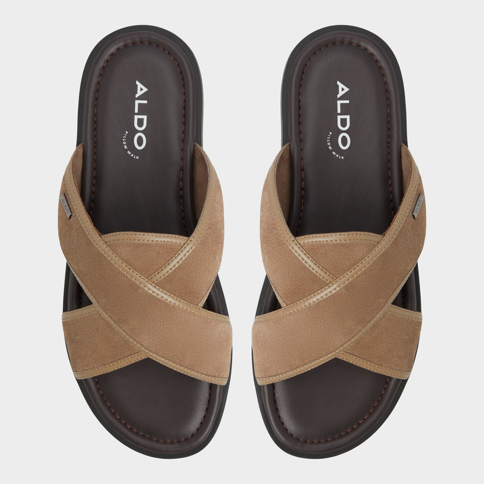 Aldo Olino Other Brown Men's Slides - Slide sandal Men