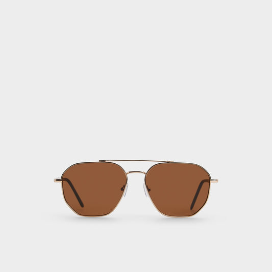 Aldo Biensfeldt in Gold - Aviator sunglasses Men