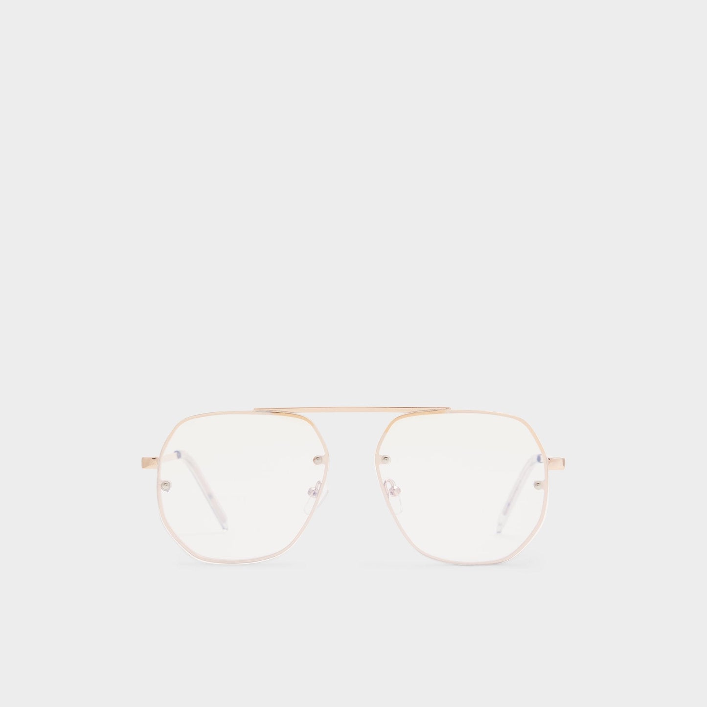 Aldo Diprion Gold Men's Aviator - Non-prescription reading glasses Men