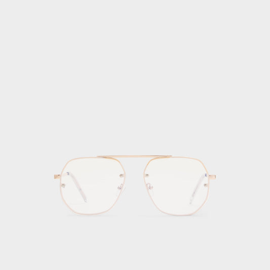 Aldo Diprion Gold Men's Aviator - Non-prescription reading glasses Men