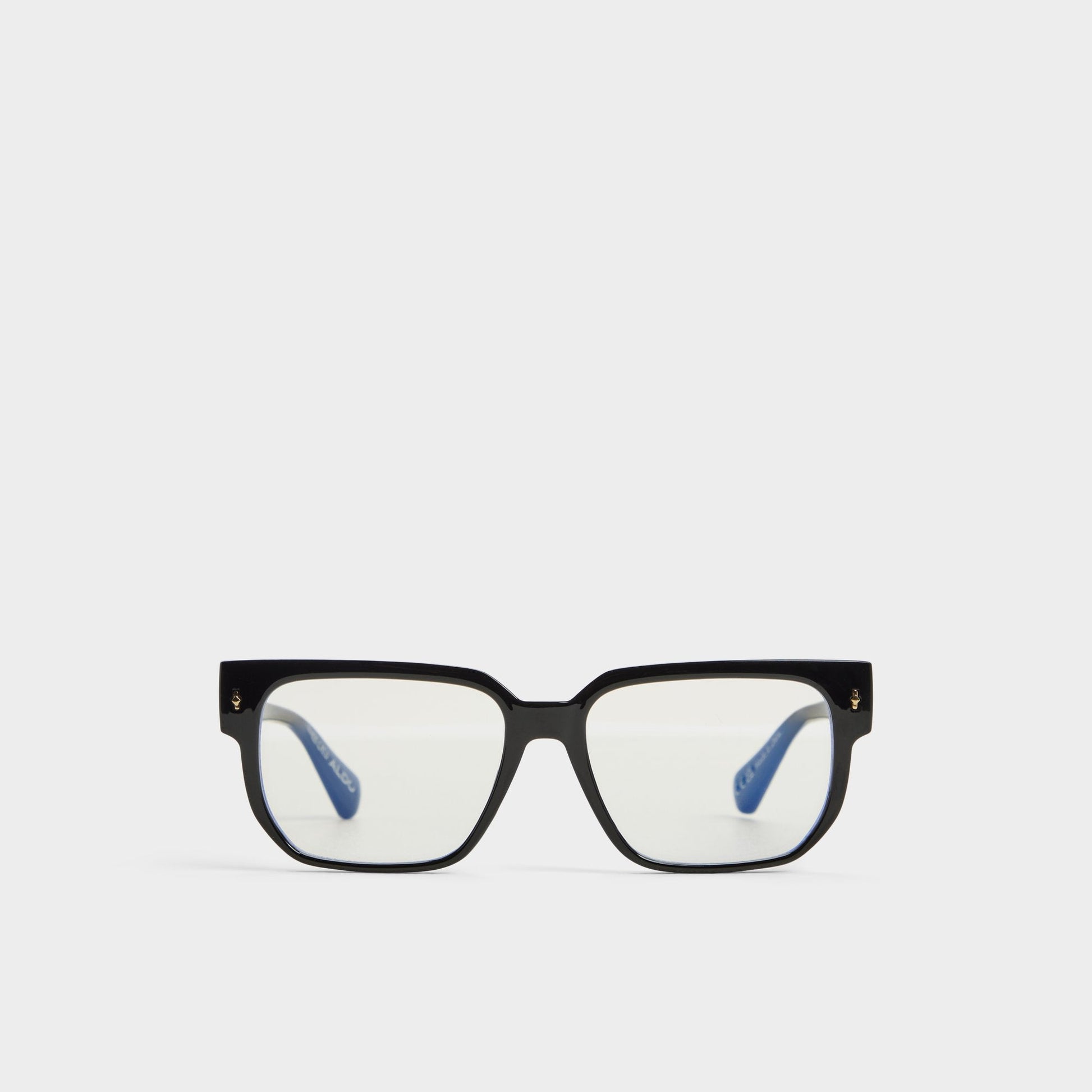 Aldo Nightfall Black Men's Rectangle - Non-prescription reading glasses Men