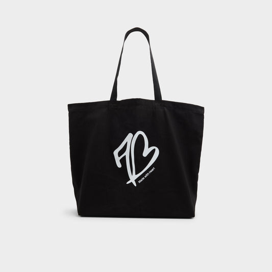 Aldo Made With Heart Tote Black/White Tote & Satchel bags - Tote bag Bags
