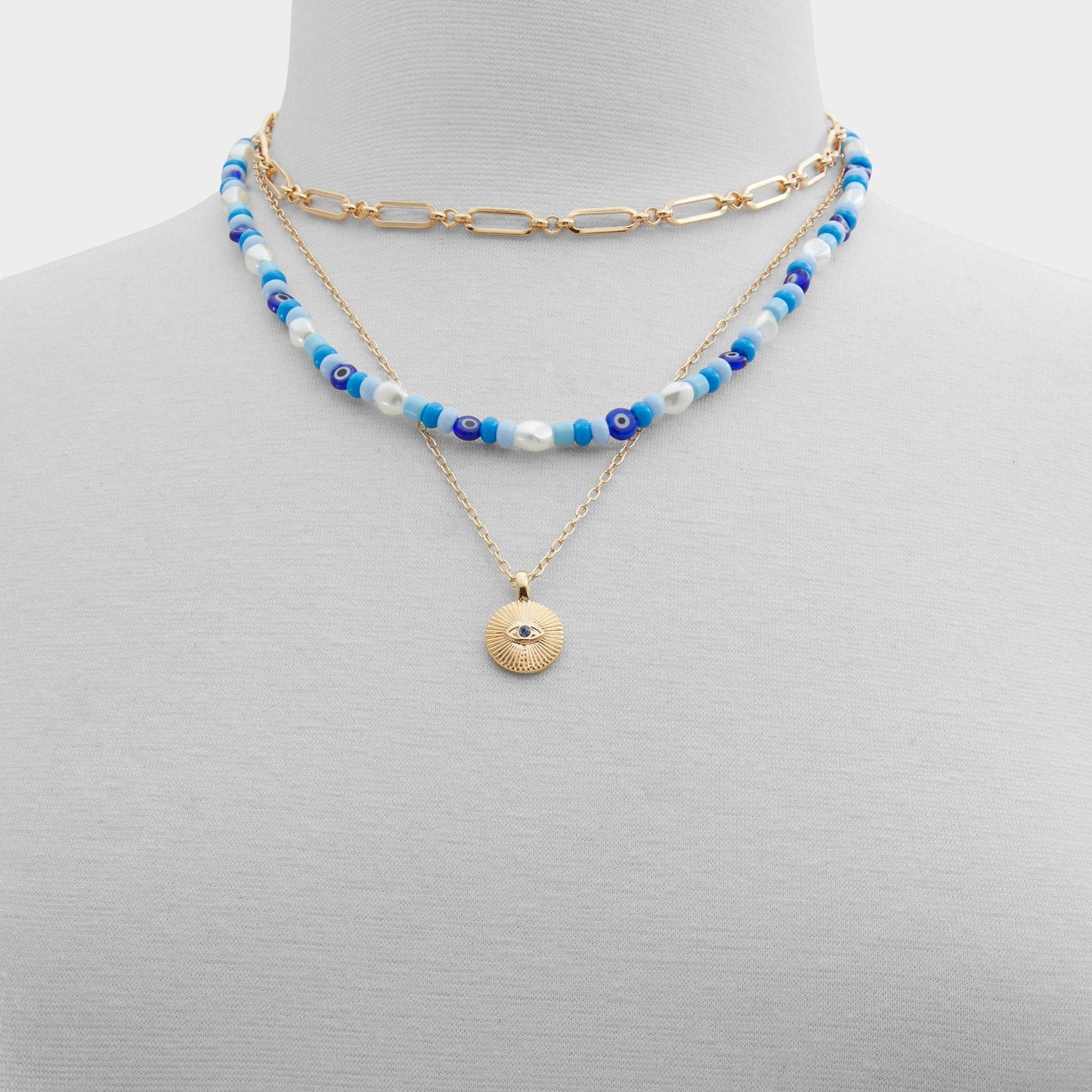 Aldo Menkalinan Dark Blue Women's Necklaces - Necklace Accessories