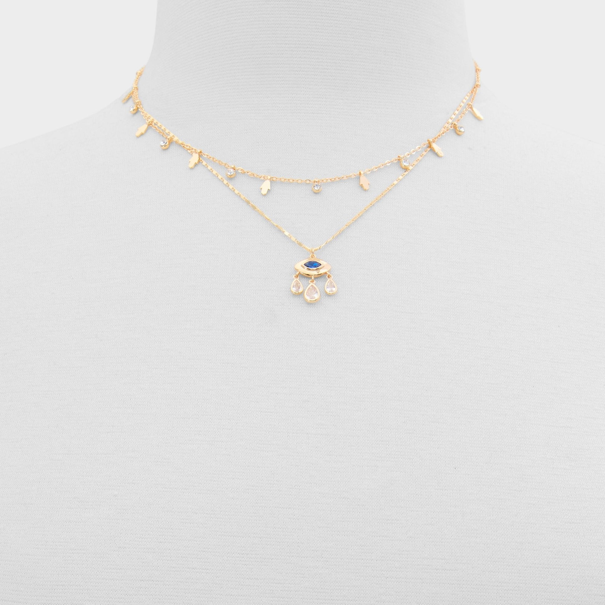 Aldo Protrectra in Light Blue - Layered necklace Accessories