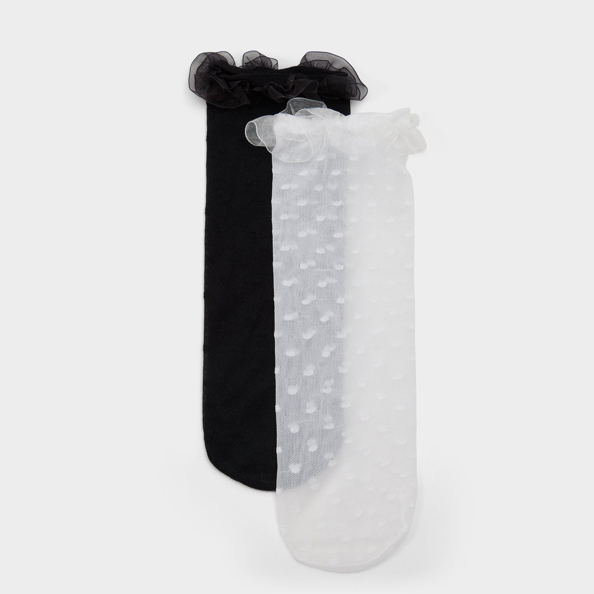 Aldo Polkafrill in Black White - Socks Accessories