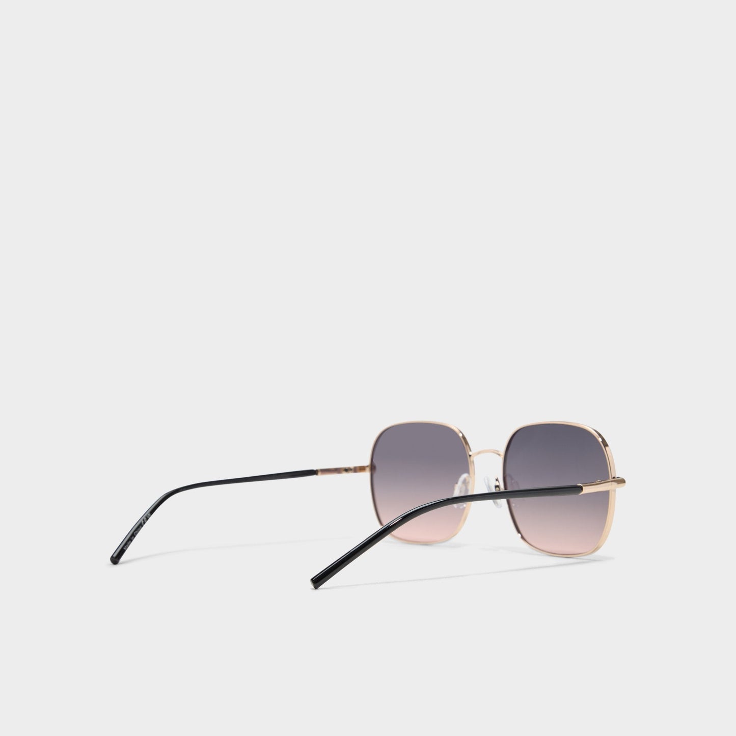 Aldo Elbamadar Black/Gold Multi Women's Square - Square sunglasses Accessories