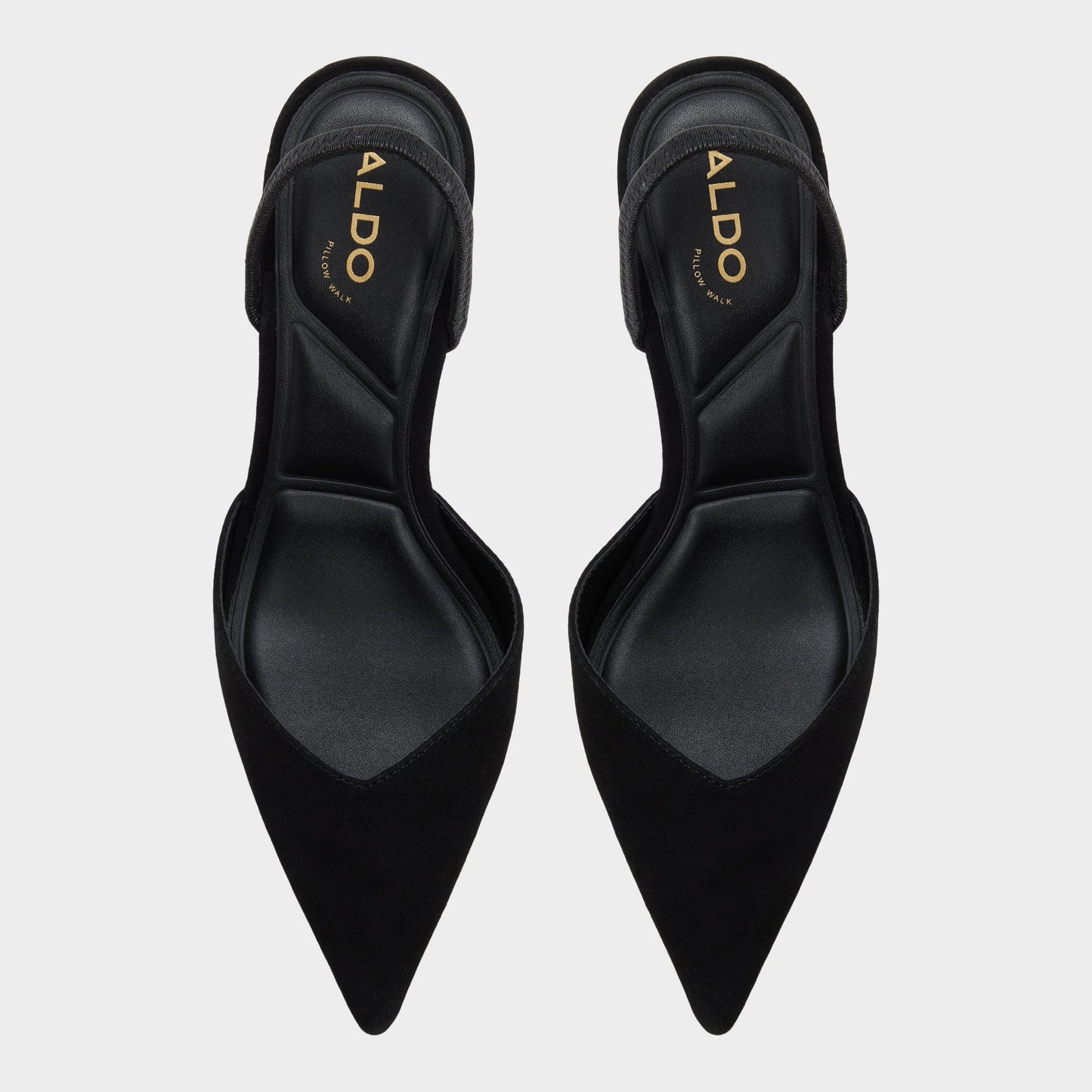 Aldo Re in Jessica Black - Sling back high heel, Stiletto heel New