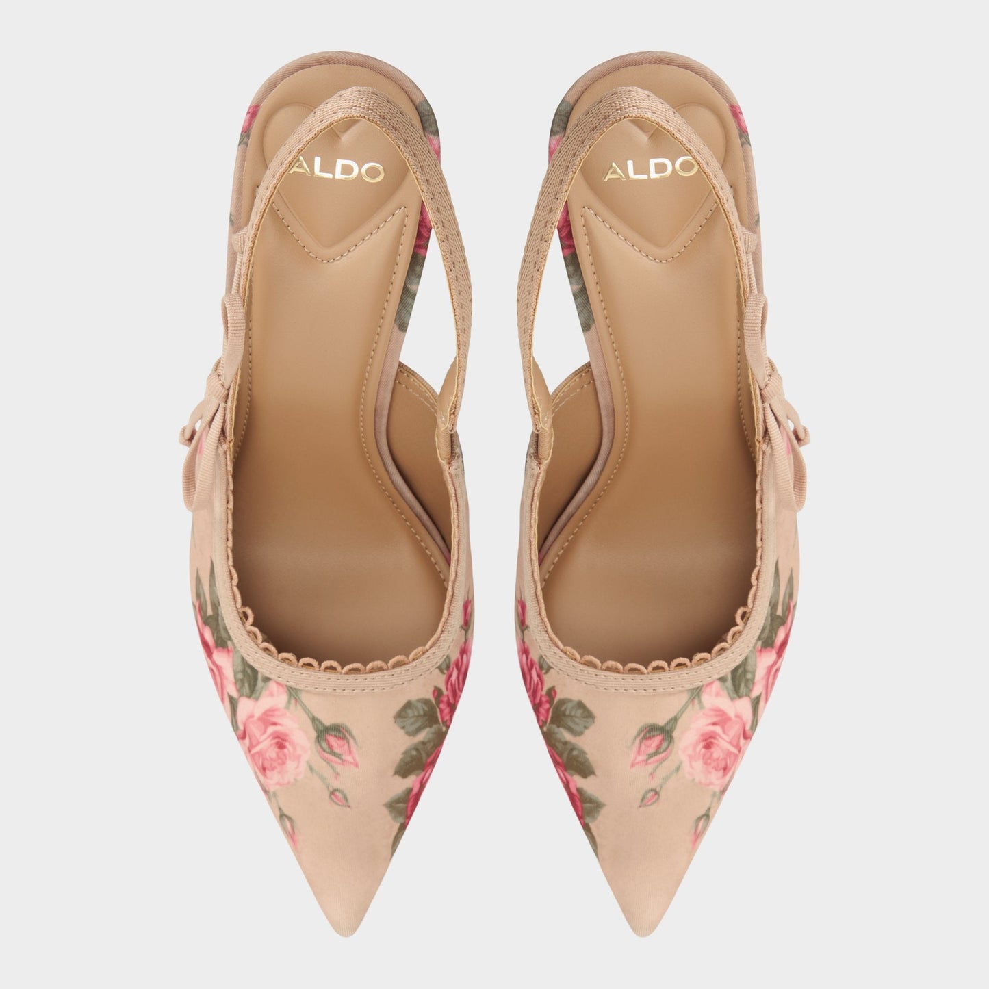 Aldo Hennie in Beige Combo 14190601 - Sling back high heel, Stiletto heel New
