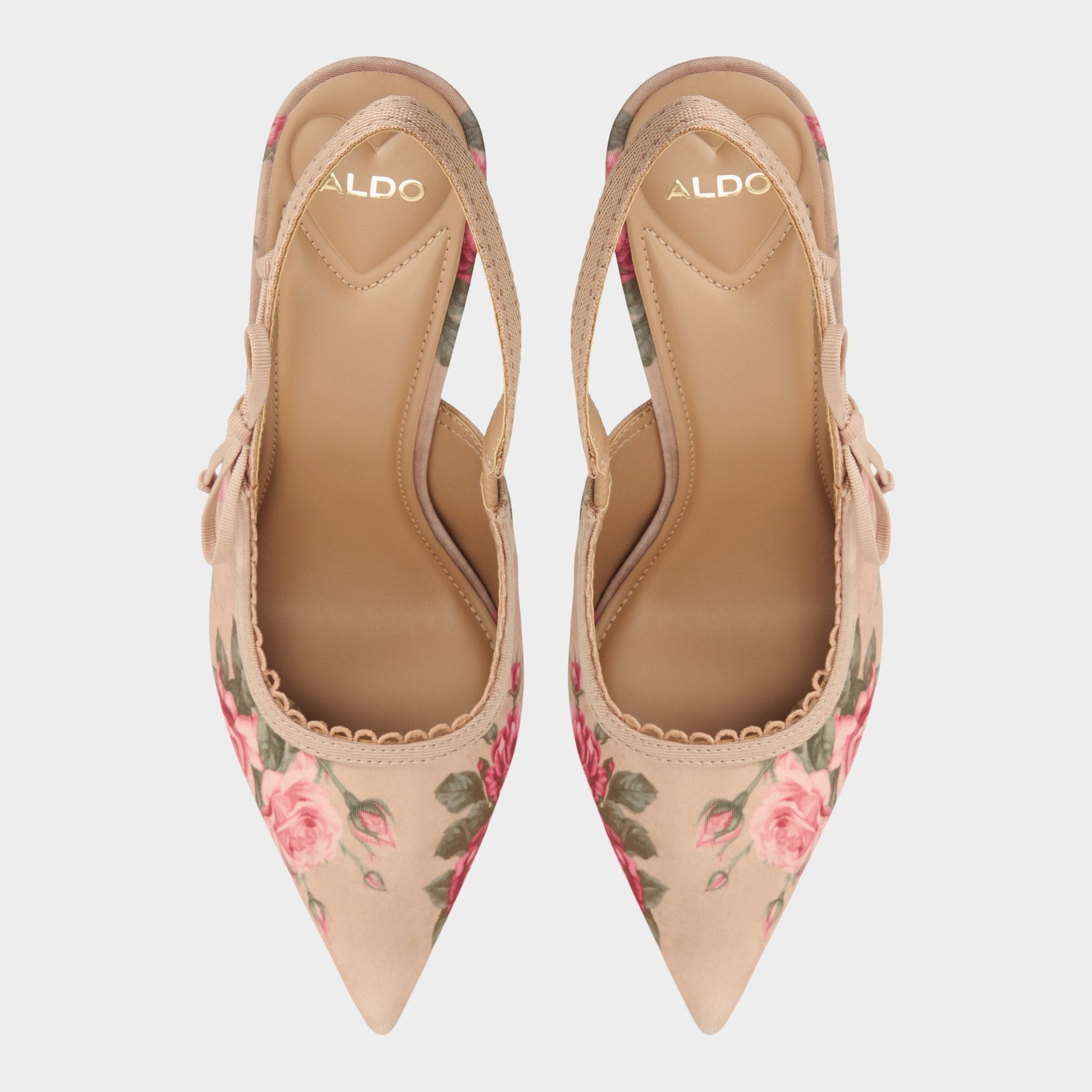 Aldo Hennie in Beige Combo 14190601 - Sling back high heel, Stiletto heel New