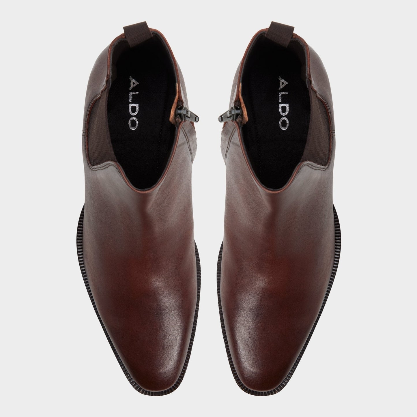 Aldo Jako in Brown - Chelsea boot, Block heel Men