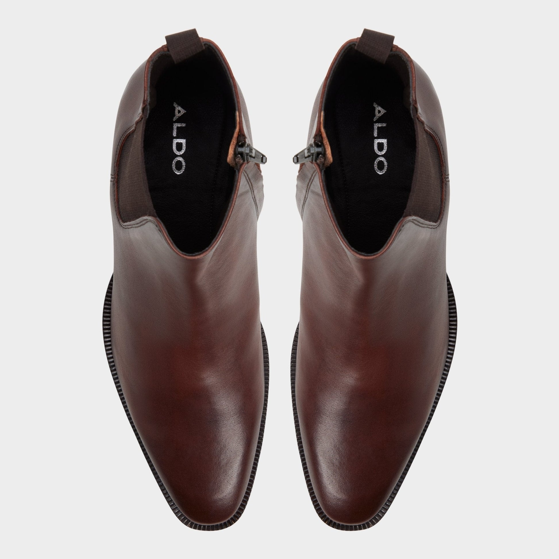 Aldo Jako in Brown - Chelsea boot, Block heel Men
