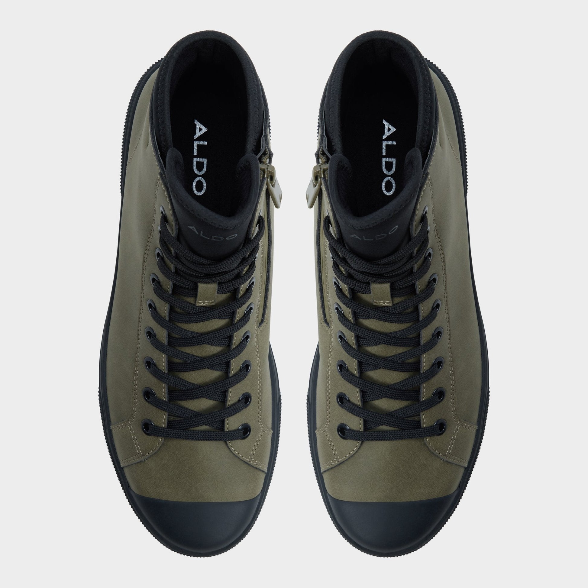 Aldo Esttanqueiro in Olive - Lace-up boot, Cup sole Men