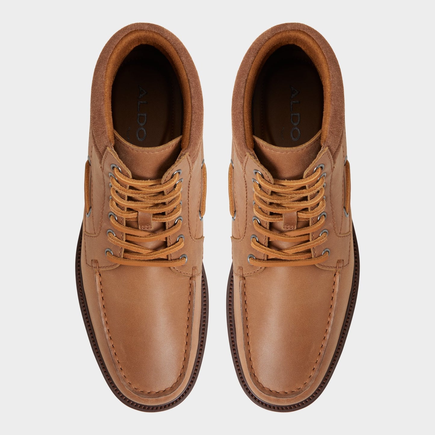 Aldo Farrell in Cognac - Combat boot, Lug sole Men