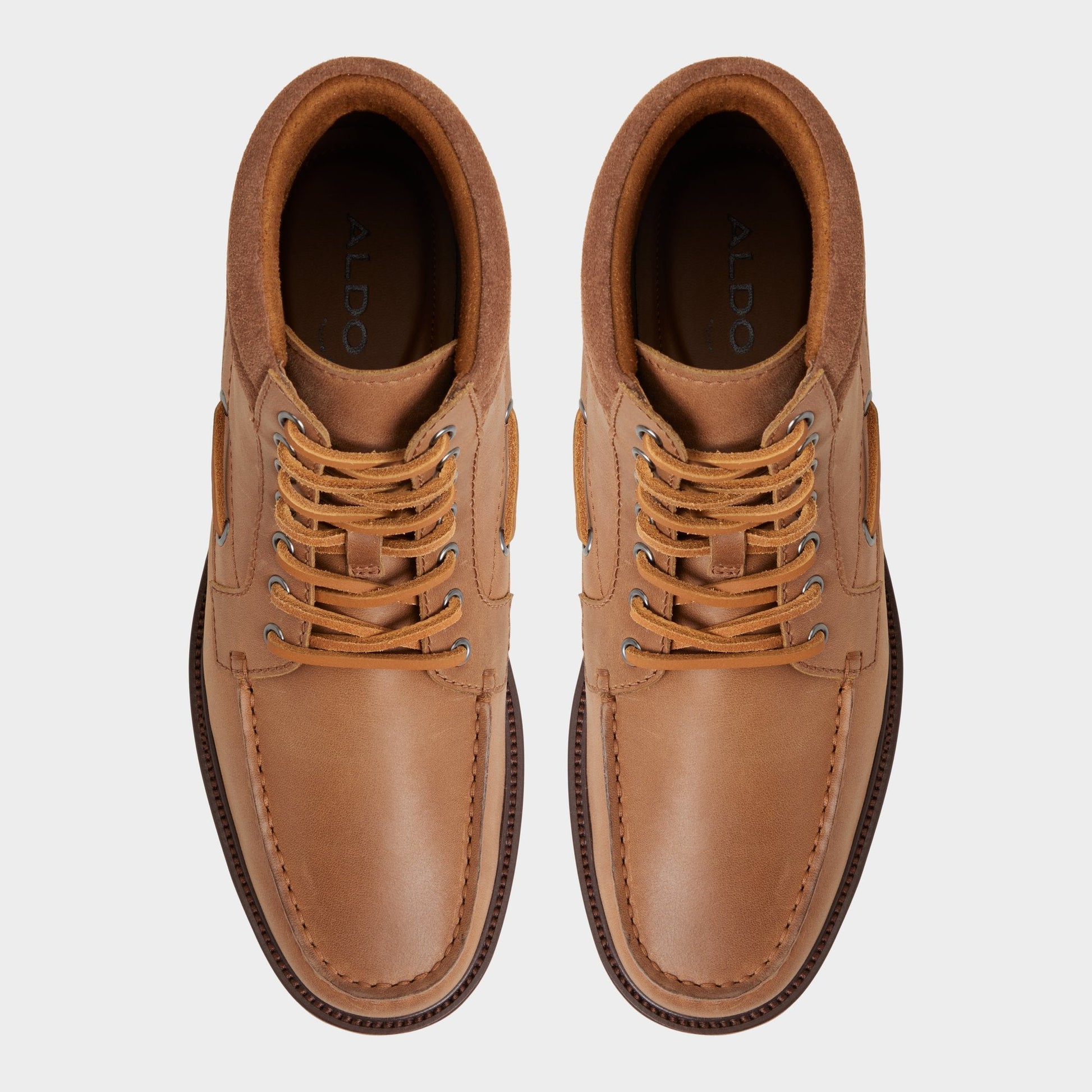 Aldo Farrell in Cognac - Combat boot, Lug sole Men