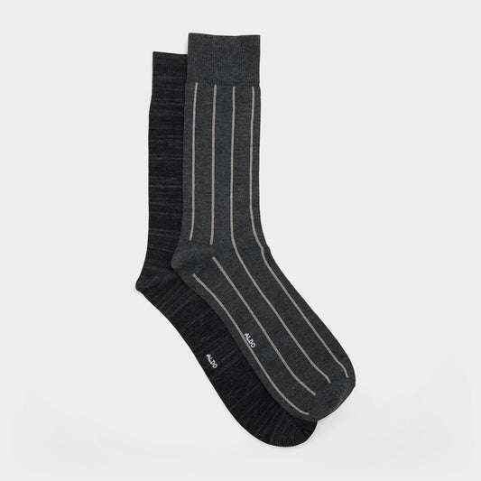 Aldo Nightstripe in Dark Grey - Crew socks New|Men