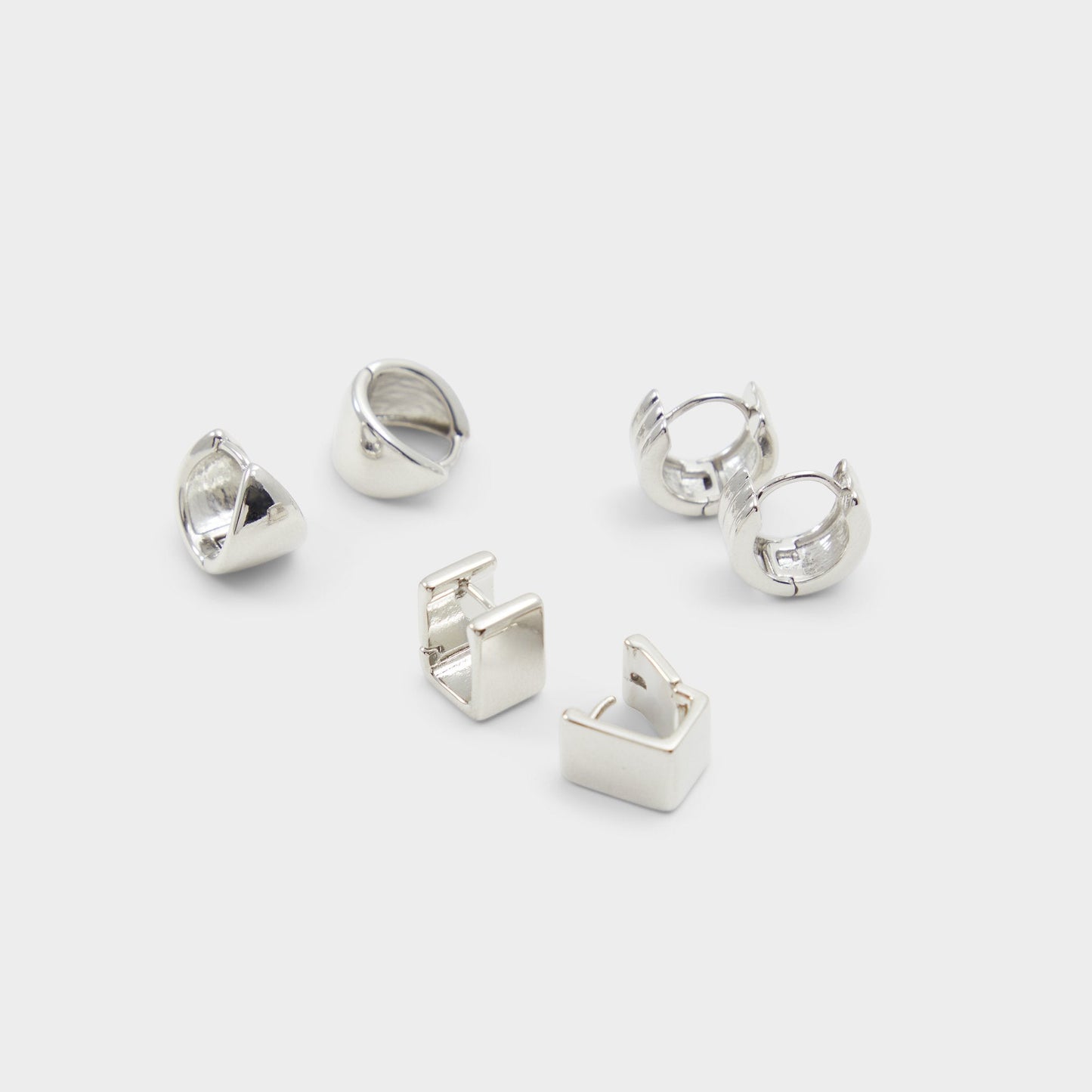 Aldo Adenariel in Silver - Huggie hoop earrings Women|Accessories